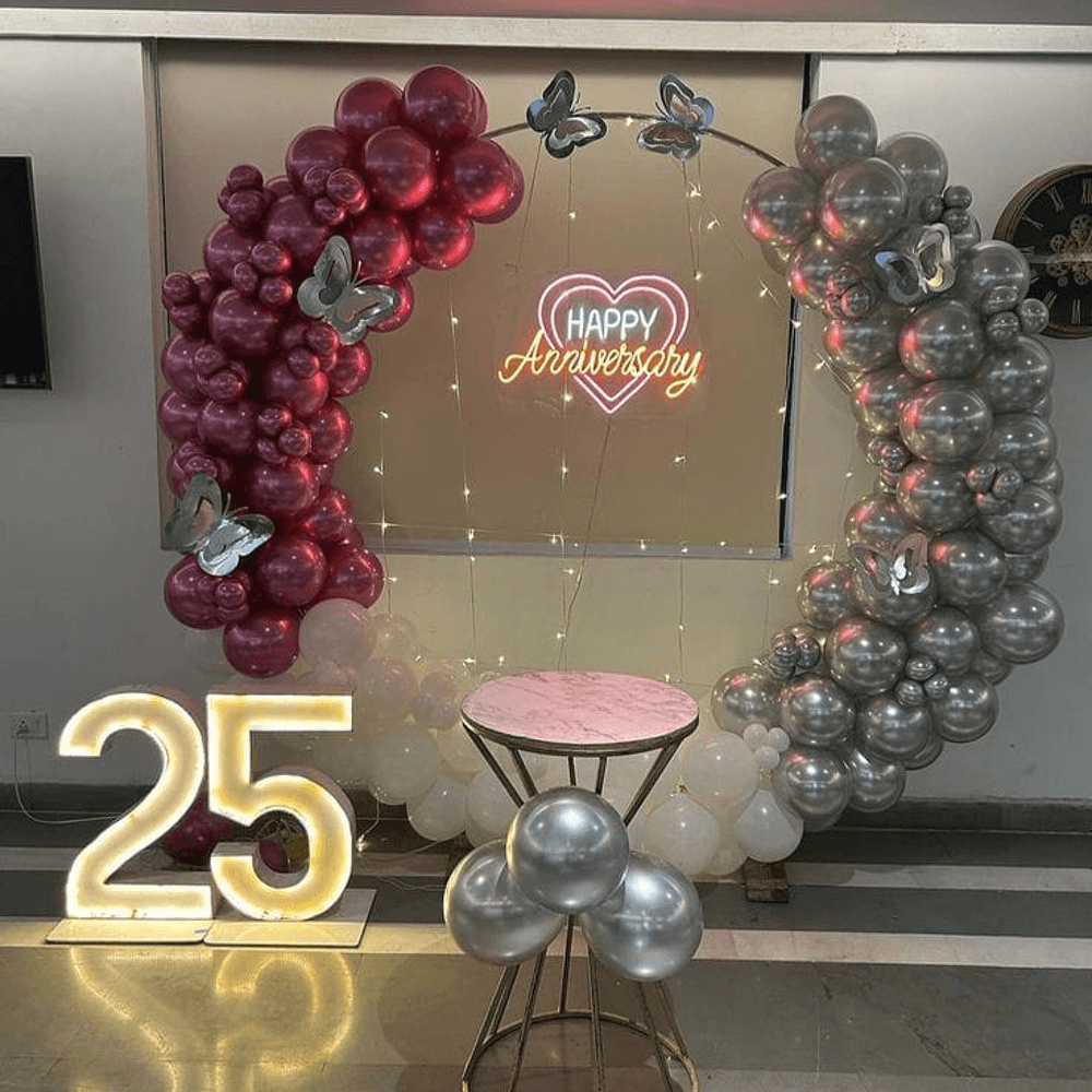 Anniversary Decoration — Design 11 — decoration by EliteBallonDecor