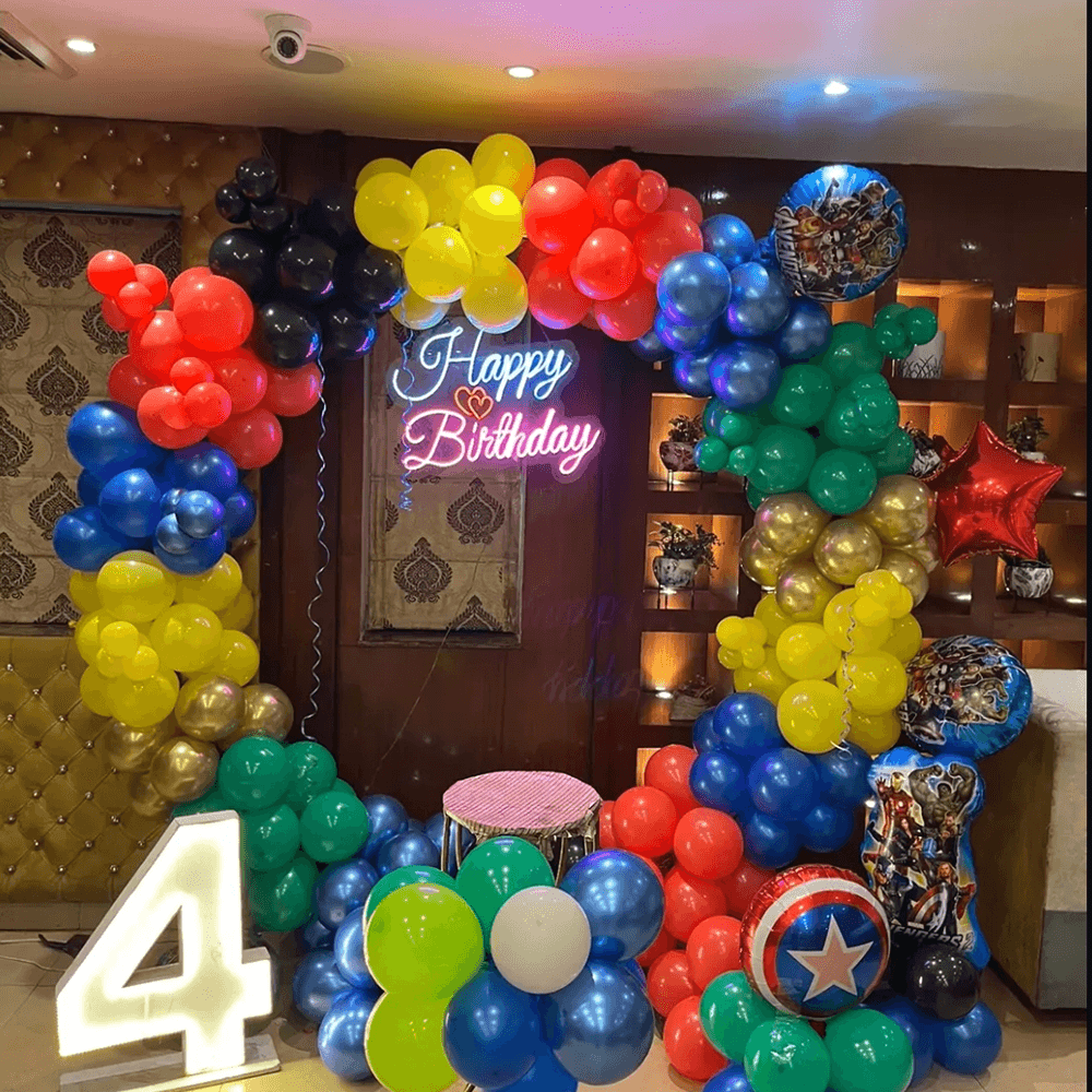 Birthday Decoration — Design 7 — decoration by EliteBallonDecor