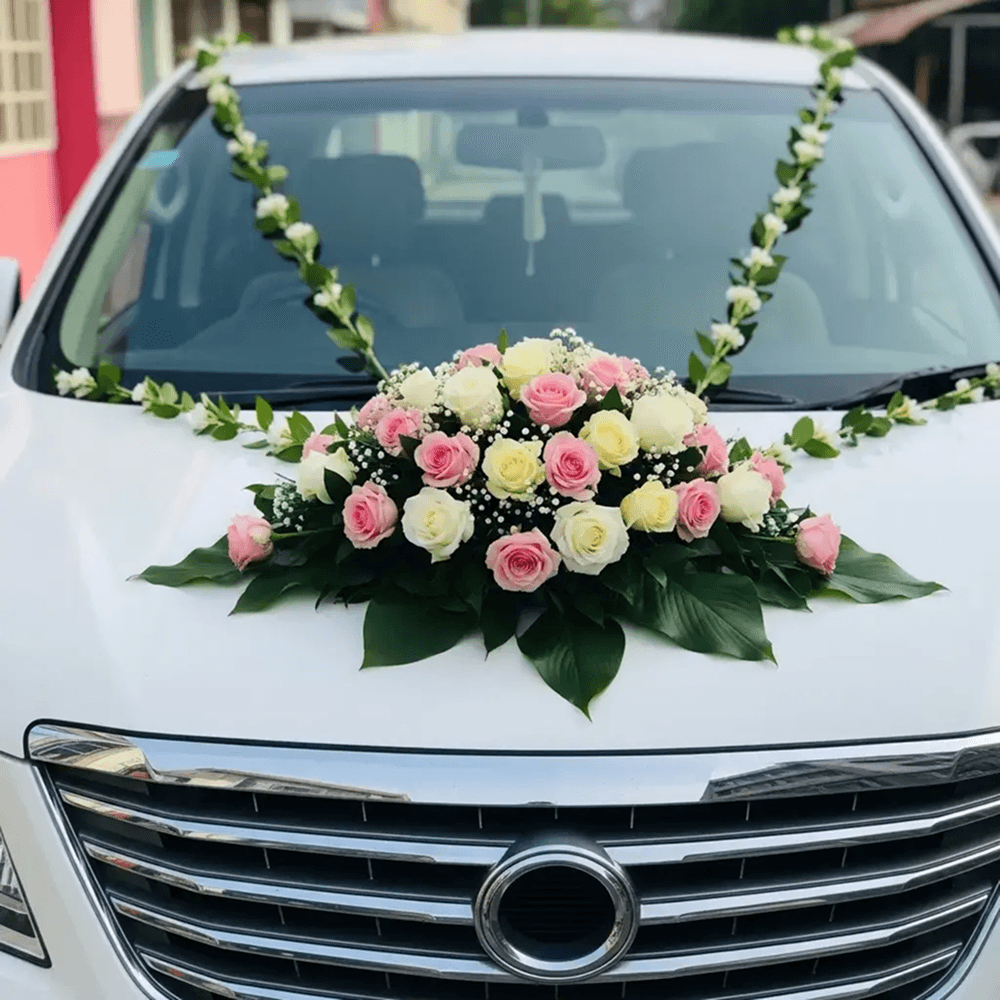 Car Decoration — Design 2 — decoration by EliteBallonDecor