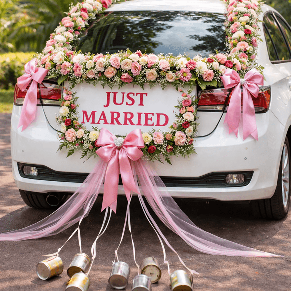 Car Decoration — Design 3 — decoration by EliteBallonDecor