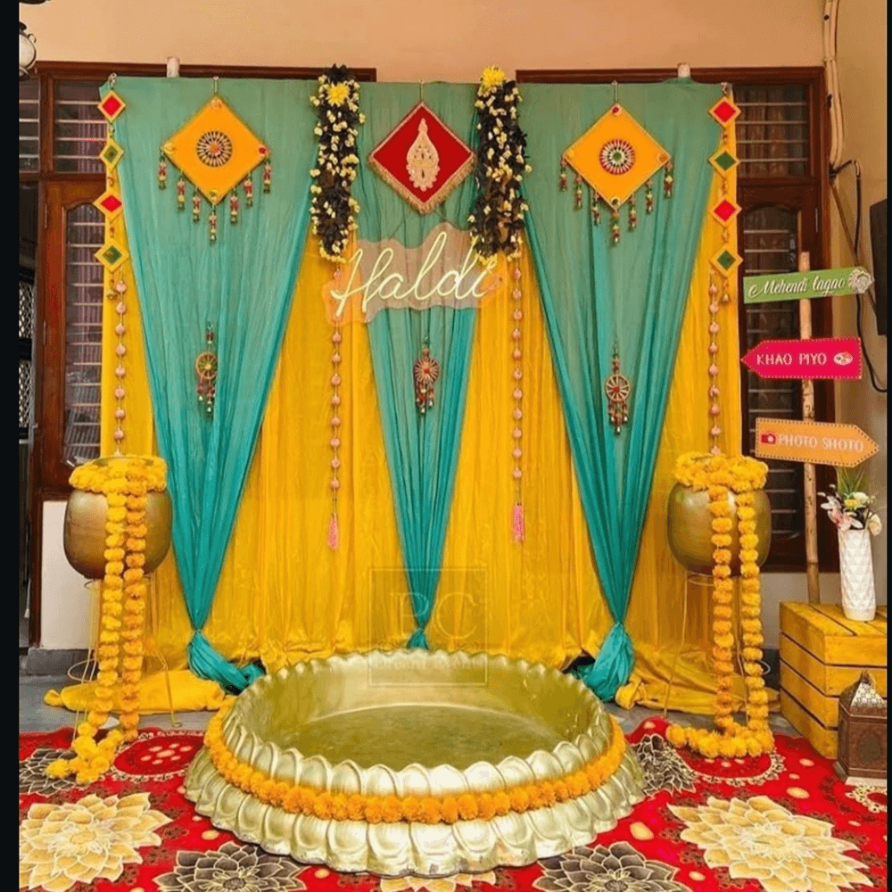 Haldi Decorations — Design 2 — decoration by EliteBallonDecor