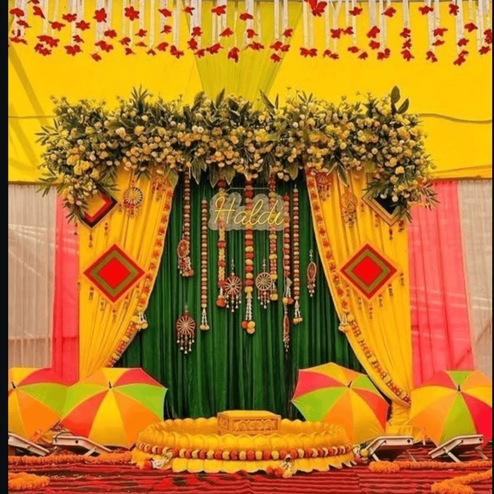Haldi Decorations — Design 3 — decoration by EliteBallonDecor