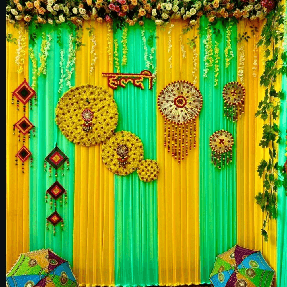 Haldi Decorations — Design 4 — decoration by EliteBallonDecor