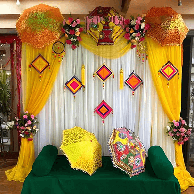 Mehndi Decorations — Design 2 — decoration by EliteBallonDecor