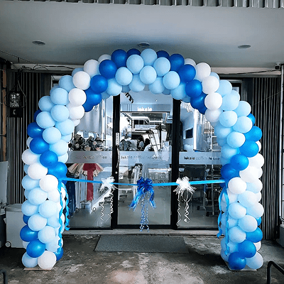 Shop Opening Flower Decoration — Design 3 — decoration by EliteBallonDecor